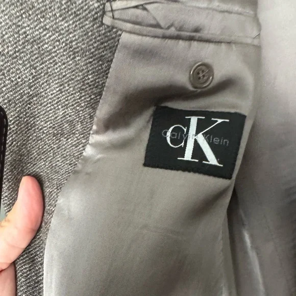 Calvin Klein Men’s Herringbone Blazer 42R - Picture 4 of 7